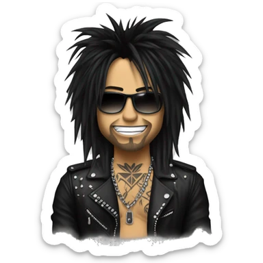 Nikki Sixx sticker