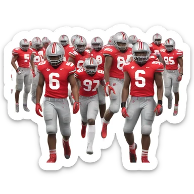 Ohio State Football  sticker