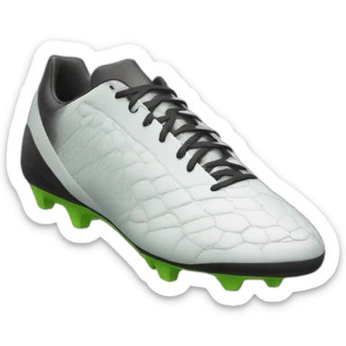 a soccer shoe sticker