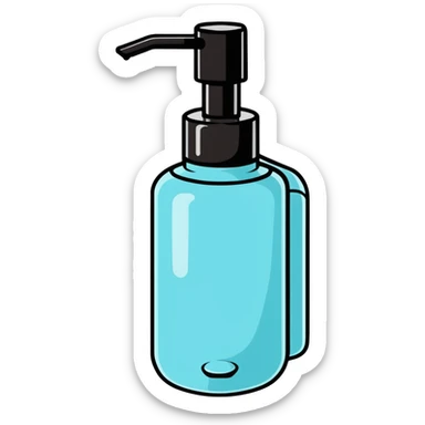 soap dispenser sticker