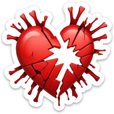 heart break sticker