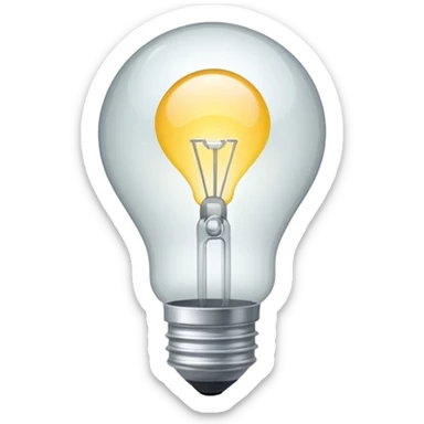 Bombilla apagada  sticker