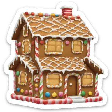 gingerbread house  sticker