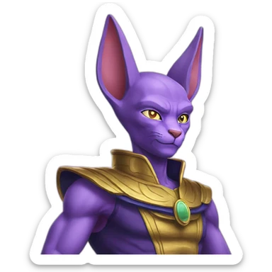 Beerus sticker