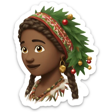 Boho Christmas  sticker