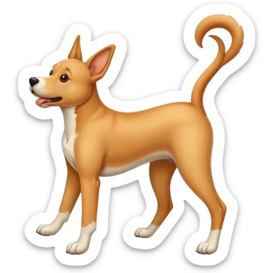 Dog humping leg sticker