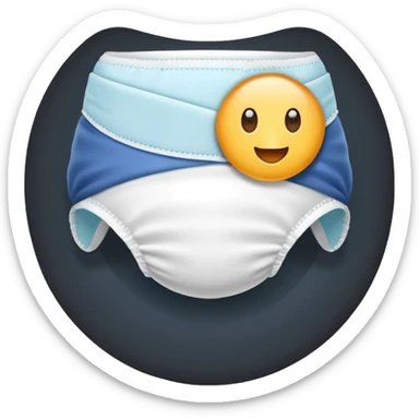 1 diaper very planin sticker