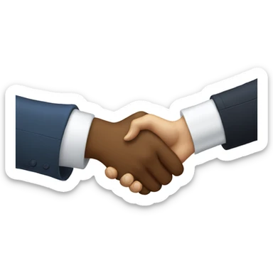 Me and Vladimir Putin shaking hands  sticker