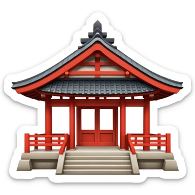 Shinto Shrine sticker