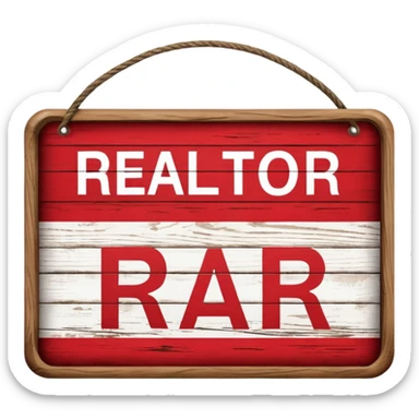 for sale realtor sign sticker