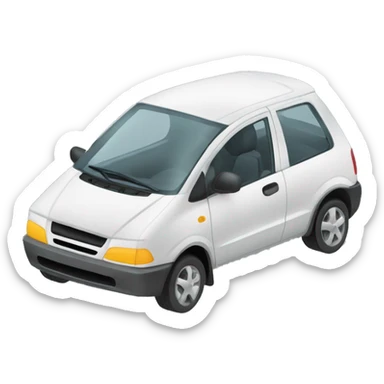 atracción de coches de choque sticker