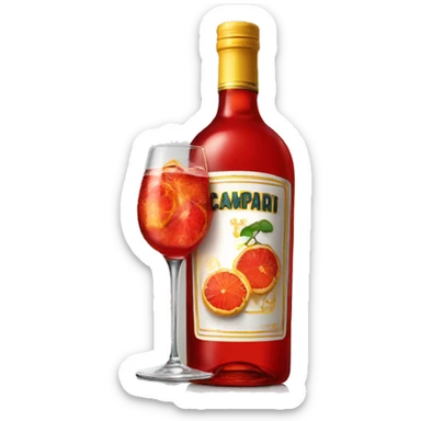 Campari spritz sticker