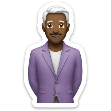 Light purple 😀 sticker