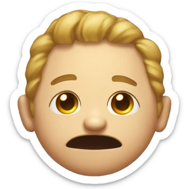 Mouth dropped to the floor! sticker