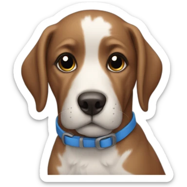 Dog blue  sticker