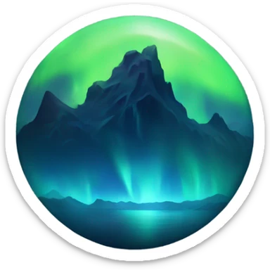 Aurora Borealis sticker