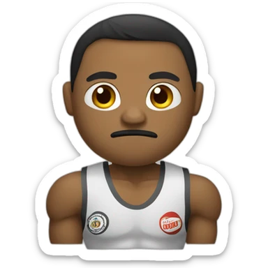 Cobaye qui fait de la boxe sticker