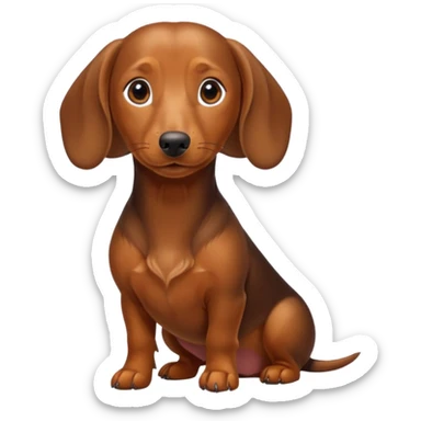 Perro salchicha sticker