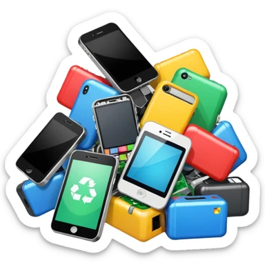 déchet électronique  sticker