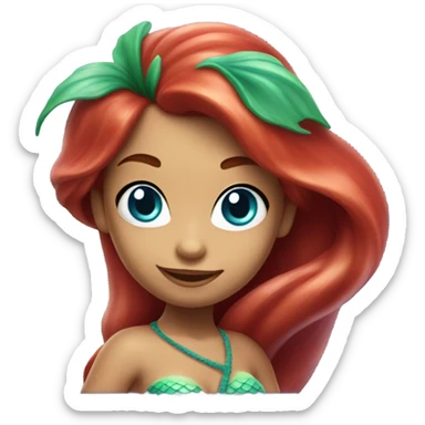 mermaid ariel sticker