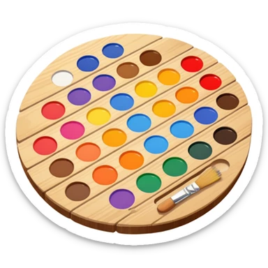 Paint Palettes sticker