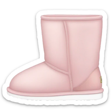 Light pink uggs sticker