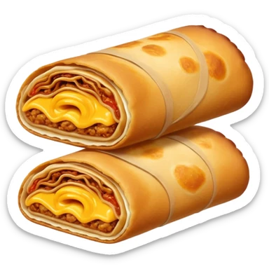 pizza egg roll sticker