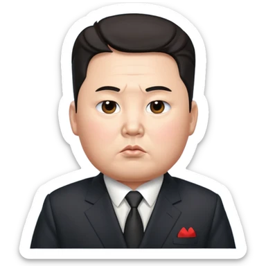 kim jon un sticker