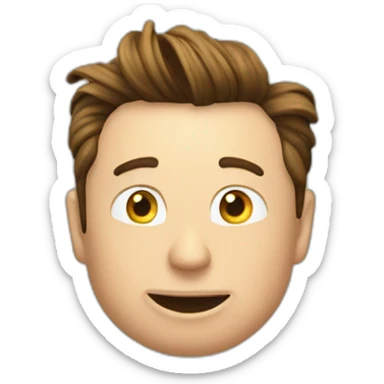 Elon Musk rating spaghettis sticker