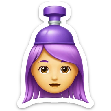 hair dye tube sticker