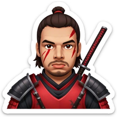 Battle-Ready Samurai sticker