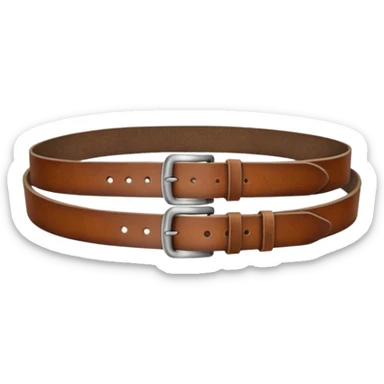 Belt for pant, brown colour ,one round only and look classic sticker