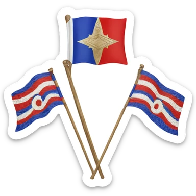 Assyrian flag sticker