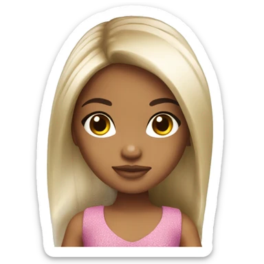 Brazilian bratz doll sticker