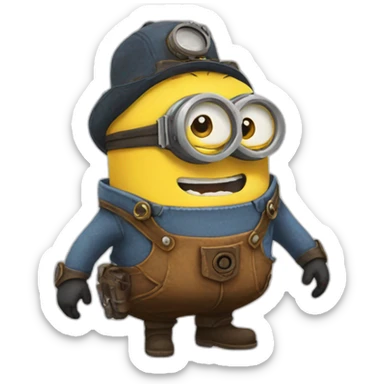 minion steamhappg sticker