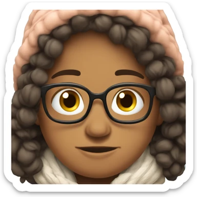 thanks for keeping me cozy and warm this winter sticker