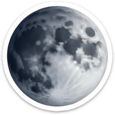 Moon  sticker