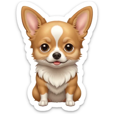 Mind blown chihuahua  sticker