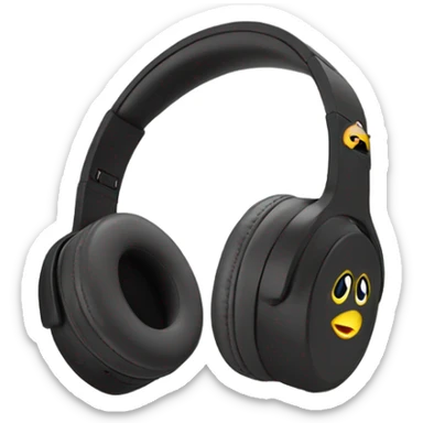 Bow headphones  sticker