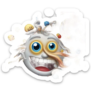 hallucinating  sticker