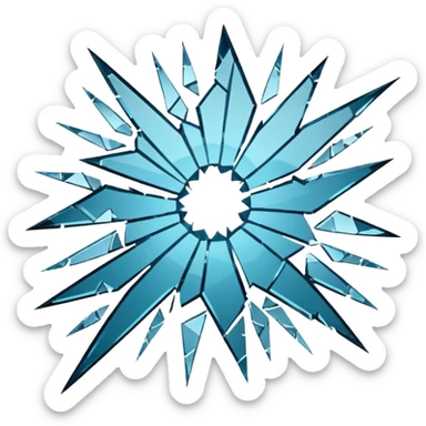 broken window  sticker