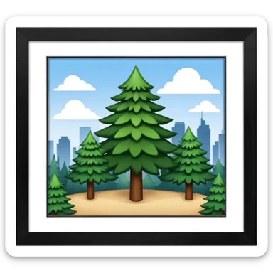 haz un emoji de Real Evergren  International tienda en new york sticker