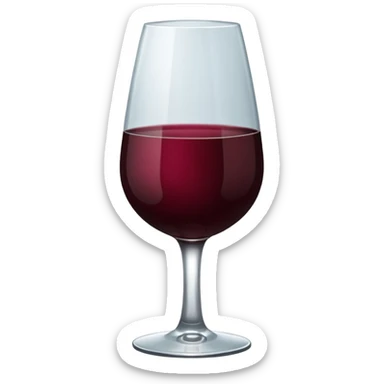 Emojis de vinho vermelho sticker