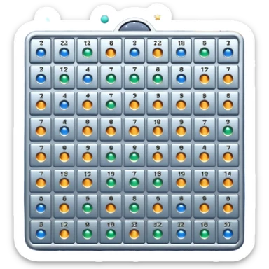 advent calendar space christmas sticker