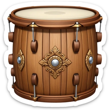 Damaru drums of lord shiva sticker