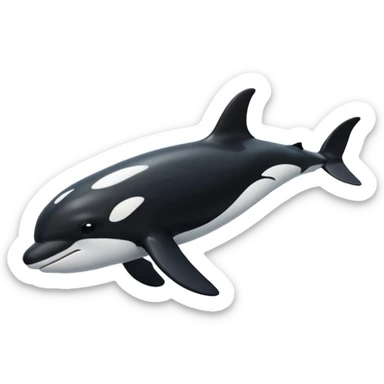 Create an orca sticker