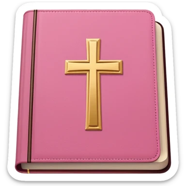 Biblia rosa sticker