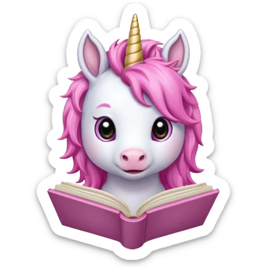 Unicorns read book
A baby unicorn lying on its belly, flipping pages with its hoof.













 sticker