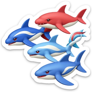 Swablu-Kyogre-Salamence-Amaura-Latios-Lugia-fusion sticker