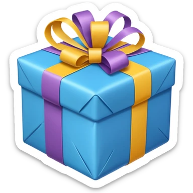 Birthday presents sticker